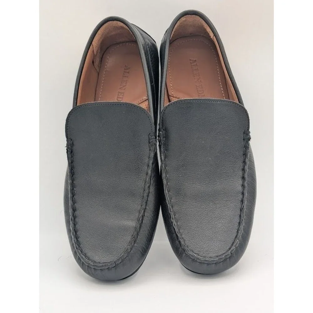 Allen Edmonds Santiago Loafers Men’s 9 3E Black Leather Driving Shoes NWOT